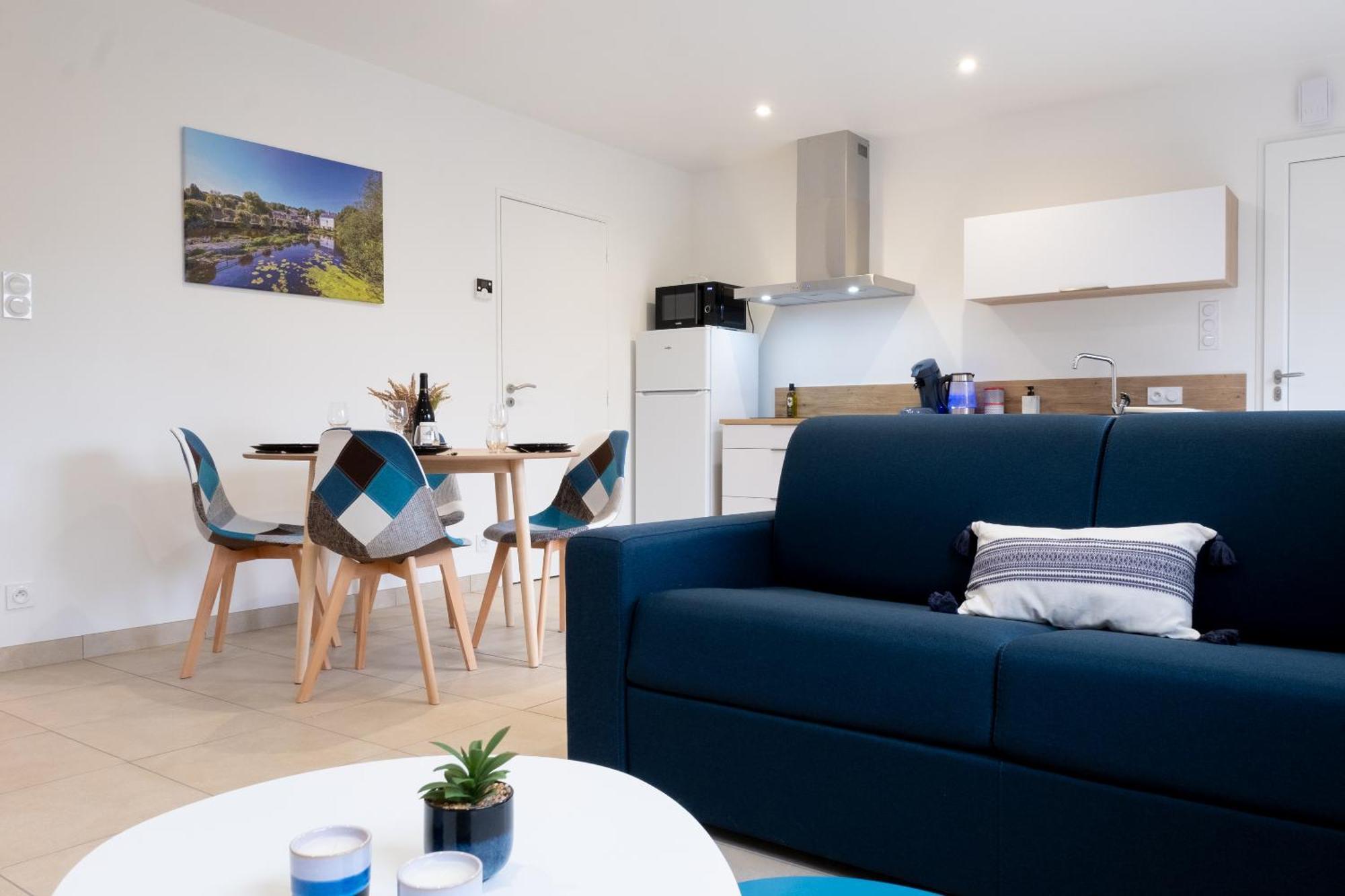 Le Saint Vincent-centre Ville-wifi-parking- Apparthotellagacilly *