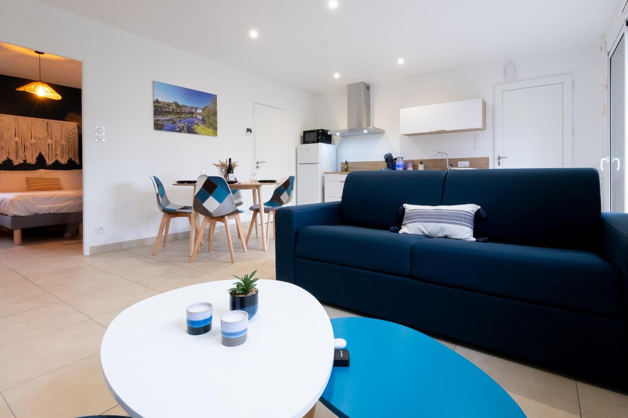 Le Saint Vincent-centre Ville-wifi-parking- Apparthotellagacilly * La Gacilly