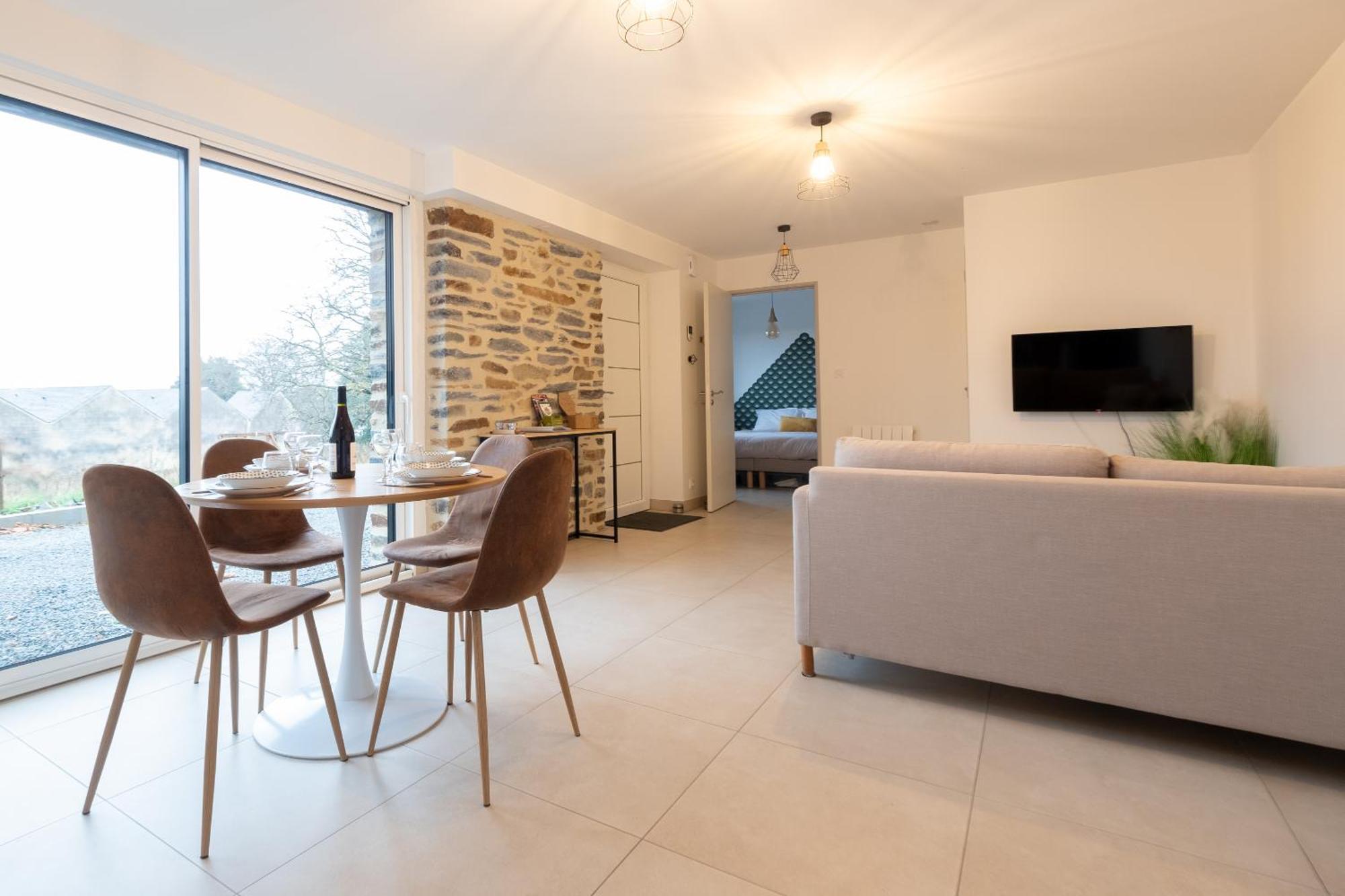 Le Saint Vincent-centre Ville-wifi-parking- Apparthotellagacilly * La Gacilly